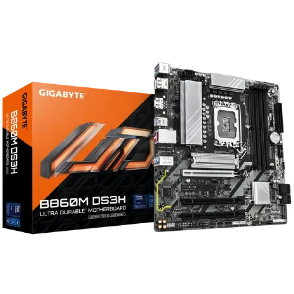 GIGABYTE B860M DS3H / B860M / LGA1851 / 4x DDR5 / PCIEx16 / 2.5 GLAN / mATX (B860M DS3H)