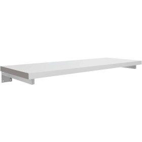 CERANO Deska pod umyvadlo Navira Pro + 2 skryté konzole - bílá matná - 80x46x3,6 cm