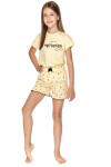 Dívčí pyžamo 2706 Misza yellow TARO žlutá