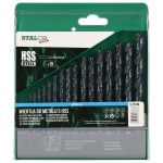 Vrtáky do kovu HSS, ø 1 - 10 mm, STALCO, set 10 ks