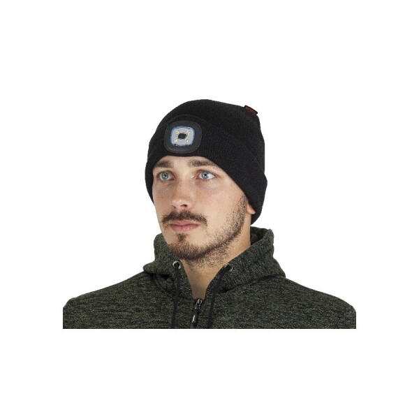 Bennon Čepice LUMOS USB LED Hat nabíjecí černá