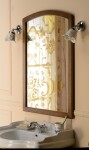 SAPHO - RETRO zrcadlo v dřevěném rámu 65x91cm, buk 735241