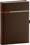 NOTIQUE Denní diář Tomy 2026 hnědo-červený / 15 x 21 cm (PGD-DA5TO-6566)