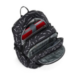 Studentský batoh Bagmaster NOMAD 25 A ČERNO-BÍLÝ, 3 roky záruka