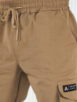 Dstreet UX4206 pánské khaki cargo kalhoty