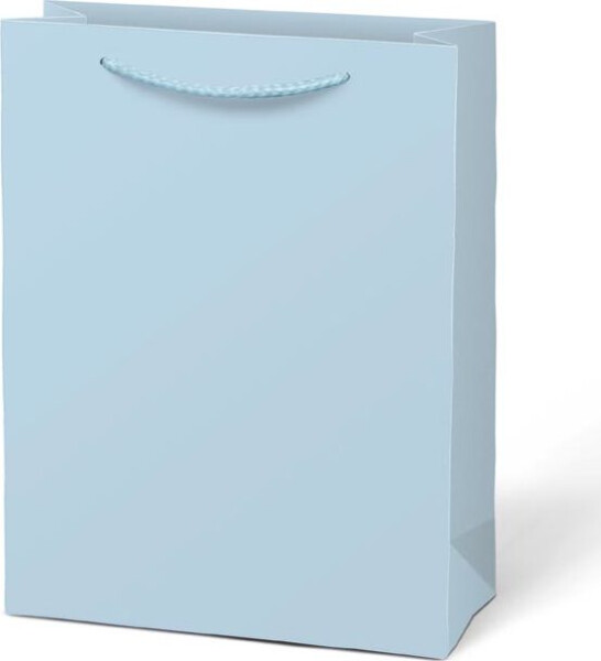 Taška dárková T 4 kraft 180x230x100 modrá světlá