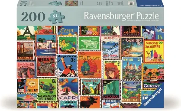 Ravensburger Puzzle: Známky z různých koutů světa