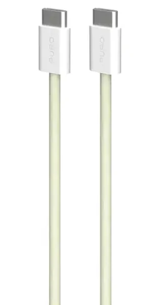 Puro Fabrik FABK4 žlutá / Datový kabel USB-C na USB-C / 60 W / 1,5 m