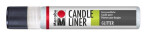 Marabu Candle Liner na svíčky - glitrový opálový 25 ml
