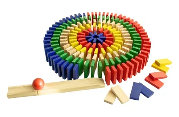 2Kids Toys Domino barevné 400 dílků