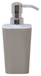 MSV SOFT TOUCH dávkovač mýdla šedo-hnědý / plast / 320 ml