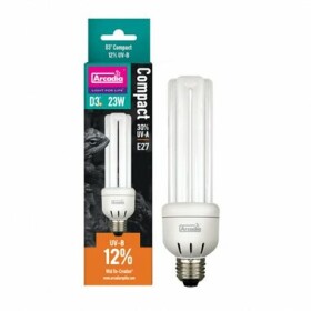 Arcadia D3+ Compact Reptile Lamp 23W 12.0 UVB (FP-RFD3PC23X)