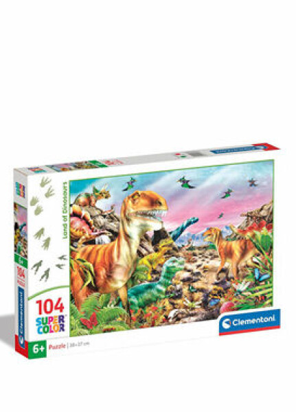 Clementoni PUZZLE Země dinosaurů