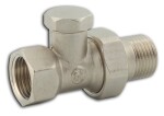 NOVASERVIS - Radiatorové šroubení uzavíratelné přímé 3/8" RA320/10