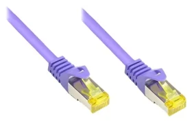 Good Connections Patch kabel Cat.7 fialová / Patch kabel / S/FTP / RJ-45 / 600 MHz / 3 m (8070R-030V)