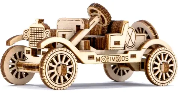 WOODEN CITY 3D Dřevěné puzzle Superfast Retro Ride 2