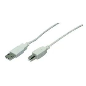LogiLink CU0007 šedá / USB kabel / USB-A (M) - USB-B (M) / 1,8 m (CU0007)