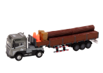 Mamido Nákladní auto s přívěsem a doplňky 1:24