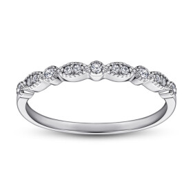 LUNICA Stříbrný prstýnek TŘPYT Velikost prstenu: 9 (EU: 59-61) 0621_9