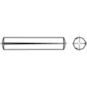 TOOLCRAFT 135944 kuželový rýhovaný kolík (Ø x d) 3 mm x 18 mm ocel 250 ks