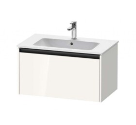 DURAVIT - Ketho.2 Umyvadlová skříňka 44x81x48 cm, 1 zásuvka, lesklá bílá K25063022220000