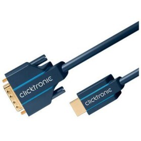 ClickTronic HQ OFC kabel HDMI male DVI-D male (24+1), zlacené, 2m (4040849703416)