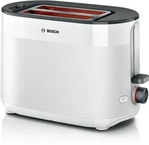 BOSCH TAT2M121 MyMoment bílá / Topinkovač / 950 W / 2 sloty / 6 stupňů opečení / rozmrazování (TAT2M121)