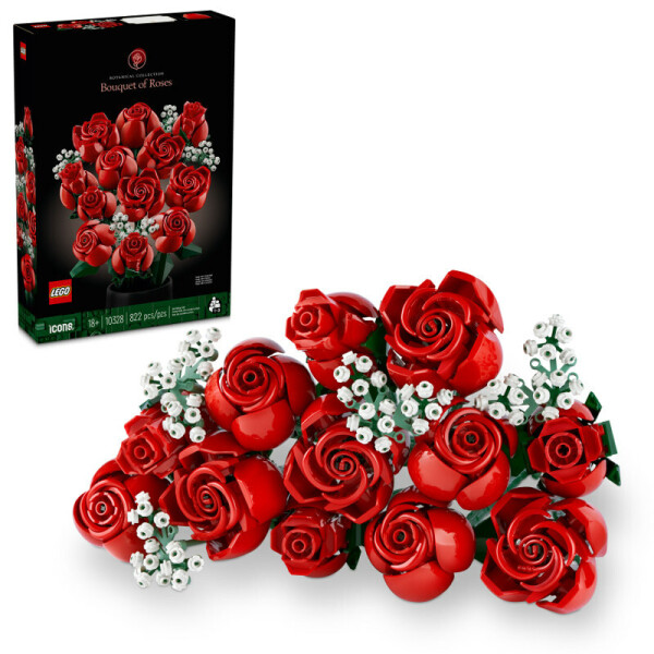 Lego Stavebnice LEGO Icons Kytice růží 10328