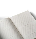 Rifle Paper Co. Vyšívaný linkovaný deník Ladies Night Book Club, červená barva, papír