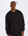 Organic Basics Weekend Boxy Fit Crewneck Sweatshirt Black L