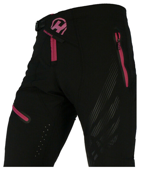 Dámské cyklokraťasy HAVEN ENERGY black/pink (Barva černá/růžová, velikost XL)