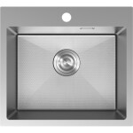 MEXEN - Solix ocelový dřez 1-bowl 500 x 450 mm, nerez HC 6402501000-01HC