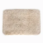 Spirella HIGHLAND koupelnová předložka vysoký vlas 55 x 65 cm béžová / mikrovlákno (7610583130648)