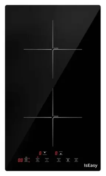 IsEasy LI2V-22 černá / Indukční varná deska / 3400 W / 2 varné zóny / 9 stupňů výkonu (LI2V-22)
