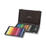 Faber-Castell Polychromos dřevěná kazeta 48 barev
