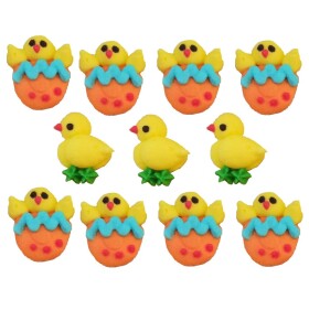 Fagoš Cukrové ozdoby Vajíčka a kuřátka 6g