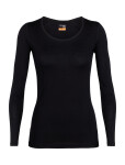 Dámské triko ICEBREAKER Wmns 200 Oasis LS Scoop, Black velikost: L
