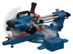 Bosch GCM305-216S s vytažením / Pokosová pila / O 216 mm / posuvná lišta / 5 280 ot/min / LED (0601B61001)
