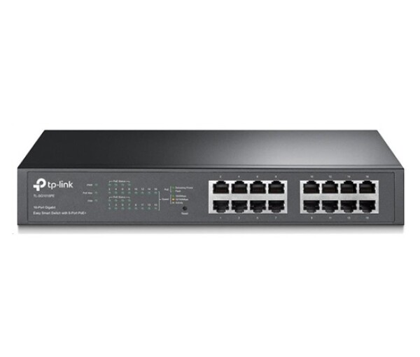TP-Link Easy Smart switch TL-SG1016PE (16xGbE,8xPoE+,150W,fanless) EDF_324628