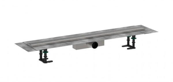 HANSGROHE - RainDrain Compact Sprchový žlab 90 cm, s roštem, kartáčovaná nerezová ocel 56180800