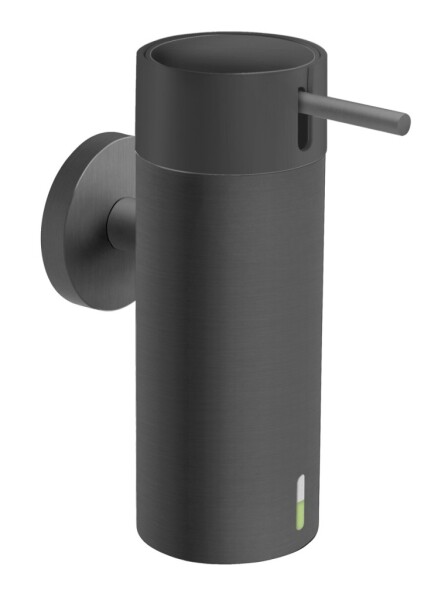 NOVASERVIS - Dávkovač mýdla SMILE, gun metal ASM34GM