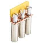 Weidmüller Z-series, Accessories, Cross-connector, For the terminals, No. of poles: 2 ZQV 2.5/2 1608860000-60 žlutá 60 ks