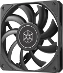 SilverStone SST-AS120B černá/průhledná / Ventilátor pro PC skříň / 120 mm / PWM / 1800 ot./min (SST-AS120B)