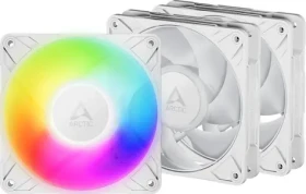ARCTIC P12 Pro A-RGB (3ks) bílá / 120mm / PWM PST / 3000 RPM / 77 CFM / 4-pin (ACFAN00326A)