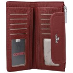 Trendy dámská koženková peněženka Coveri Elaya, vínová