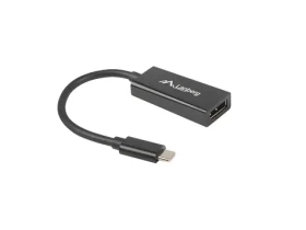 Lanberg USB-C 3.1 - DisplayPort černá / Adaptér / M-F / 15 cm (AD-UC-DP-01)