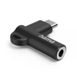 Hama audio adaptér USB-C na jack 3,5 mm / aktivní / kompaktní (201701)