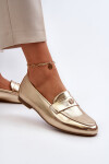 Dámské mokasíny na ploché podrážce zlaté Sylvaine 37