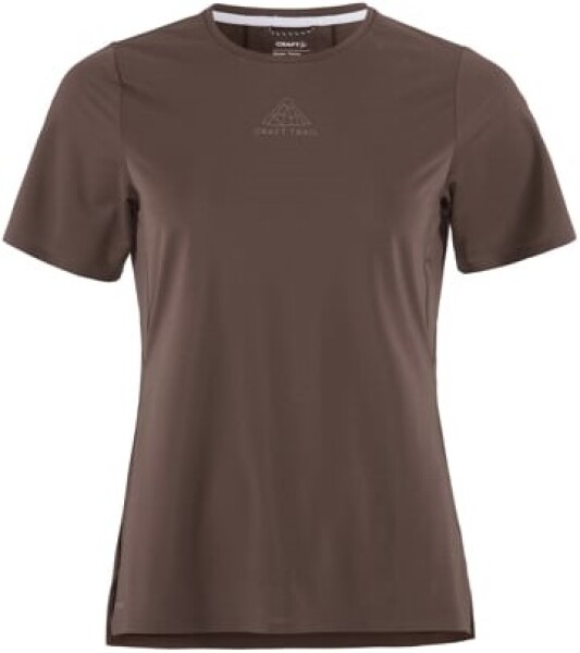 CRAFT W Triko PRO Trail SS 2 hnědá - Běžecké tričko CRAFT PRO Trail SS 2 - hnědé Velikost textilu: M