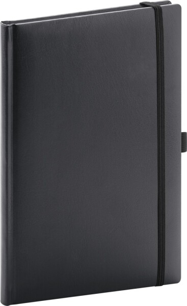 Notes Balacron - černý, tečkovaný, 15 × 21 cm